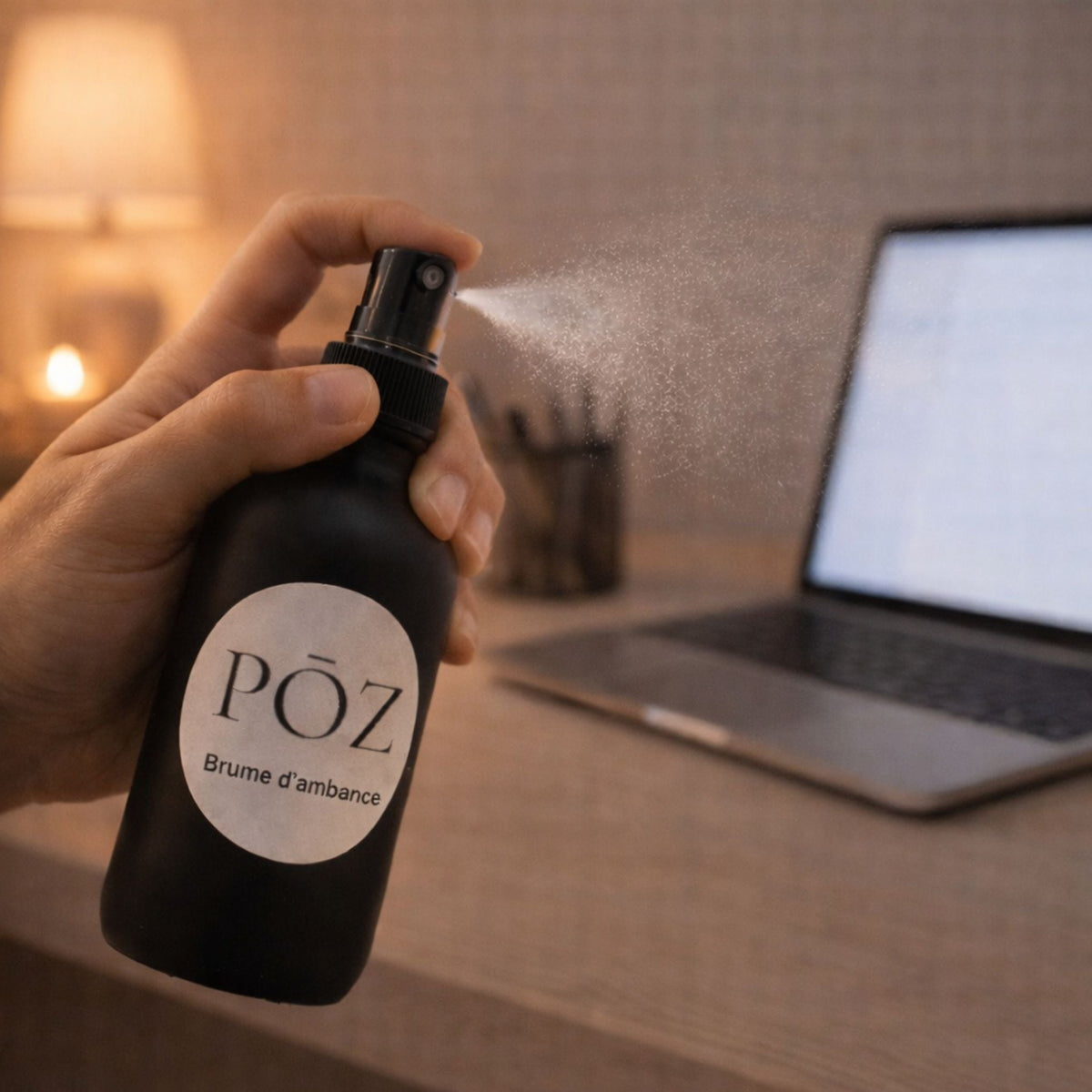 Brume d’ambiance incluse dans le Coffret Signature PŌZ