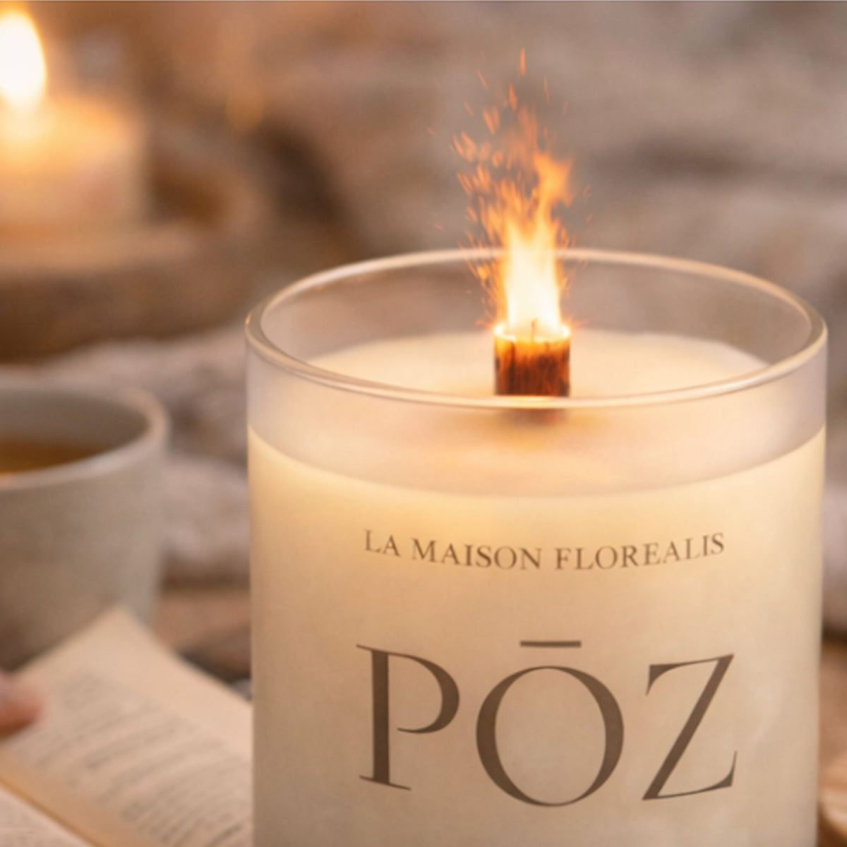 Bougie crépitante PŌZ